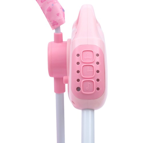 Elektrische Babywiege Babybett Automatische Schaukel Babywippe Kinderbett Rosa - Bild 8 von 17