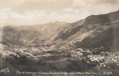 Mexico Laredo Panoramica Chapulhuaca.Hgdo Carretera RPPC valley mountains -00005