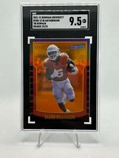 2022 Bowman U #2KB22 Bijan Robinson (RC) /25 (00 Bowman Orange Foil) (SGC 9.5)