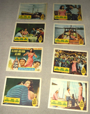 Fire Down Below Original 8 LCs Movie Lobby Cards