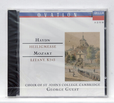 GEORGE GUEST ⸺ HAYDN heiligmesse MOZART litany K.243 ⸺ DECCA CD