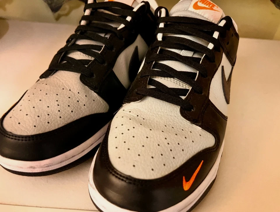 Size 10.5 - Nike Dunk Low Black White, photo 2 of 5