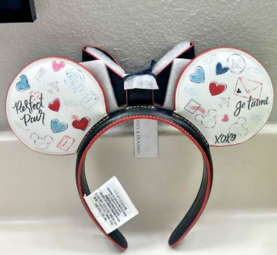 Disney Dooney & Bourke Mickey and Minnie Mouse SWEETHEARTS Ear Headband - NWT Disney Minnie & Mickey Sweethearts Dooney & Bourke Ears  main image 3