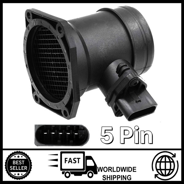 Luftmassenmesser MAF Sensor FüR VW Passat B5 Bora Polo Mk4 Beetle 1.8T Benzin-image