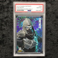 Panini Fortnite Series 1 PSA 10 Enforcer #264 Crystal Shard Italy Epic Cards