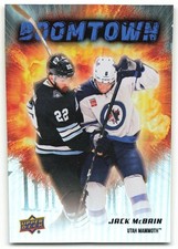2025-26 Upper Deck Boomtown #BT-8 Jack McBain Utah Mammoth