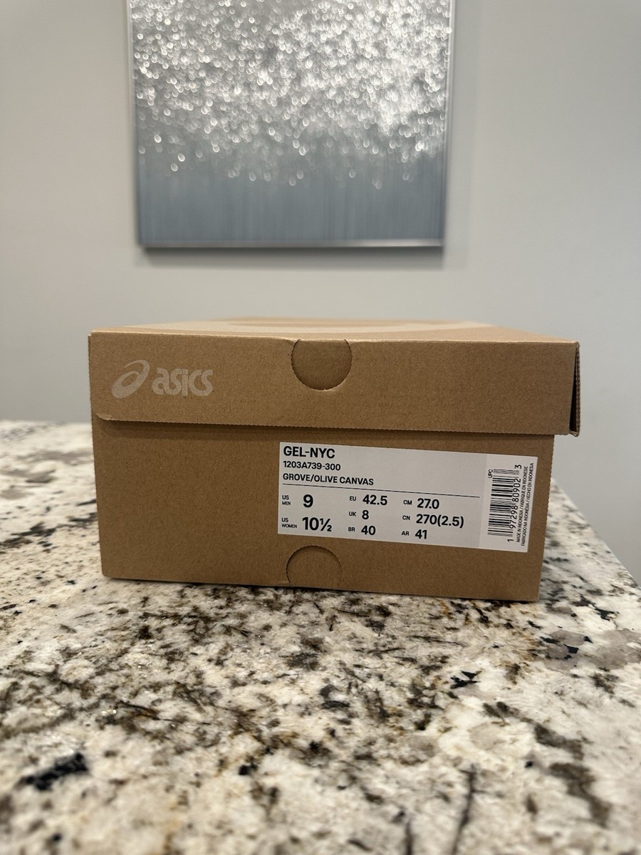 SIZE 9 - ASICS Gel NYC Grove Olive Canvas - 1203A739-300 | eBay