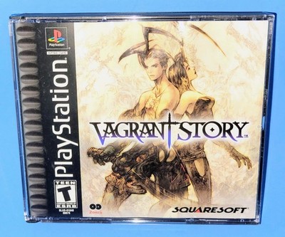 Vagrant Story Sony Playstation 1 PS1 Black Label Squaresoft No Manual - TESTED