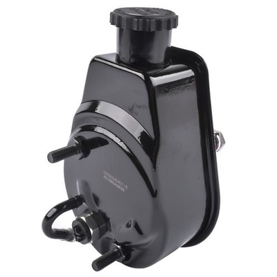 Power Steering Pump Keyway Style Fit for Chevy Ford GM Chrysler PS Black