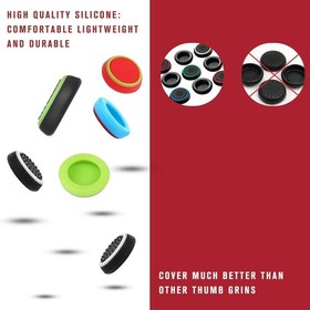 Obeka Compatible with 8 Pairs Thumb Grips Silicone Analog Upgraded Version 