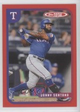 2020 Topps Total Red 7/10 Danny Santana #730 7k6