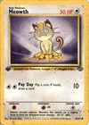 1st Edition Pokemon Jungle #56/64 Meowth