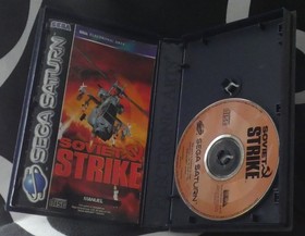 SOVIET STRIKE SEGA SATURN PAL COMPLET CIB OVP