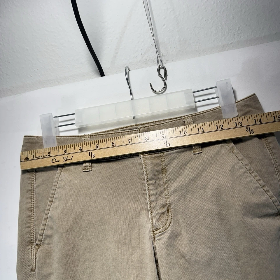 Pantalones chinos elásticos American Eagle Outfitters caqui para mujer talla 2 Foto 2 de 4