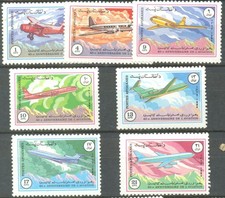 Afghanistan 1984: Airplanes, Aviation, Aircraft, MNH