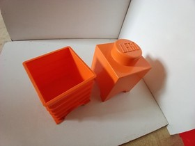 Lego Classic 10696 Brick Storage Box 1 Tenon 125x125x18cm Orange