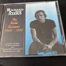 Richard Harris "The Webb Sessions 1968-1969" CD Raven Label Australian Import