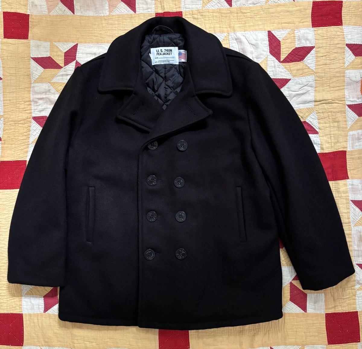 Vintage Pea Coat In Vintage Outerwear Coats & Jackets For Men for