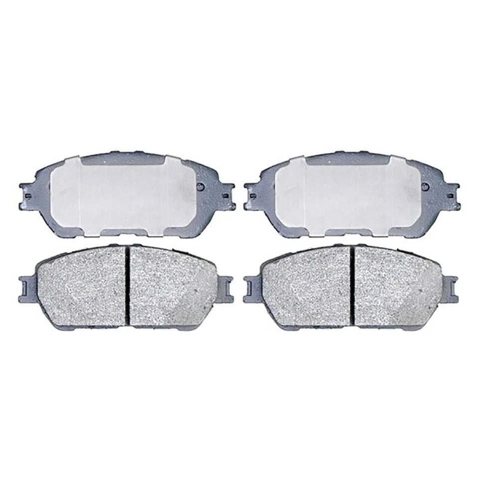 Pastillas de freno delanteras de cerámica y zapatas de freno traseras orgánicas para Toyota Tacoma 2005-2013 Foto 3 de 4