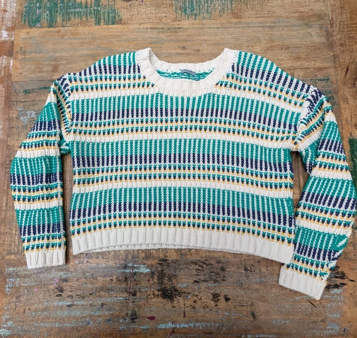 Débardeur Charlotte Russe XS - Imprimé Rayé Multicolore Et Détails Crochet - Printemps/été