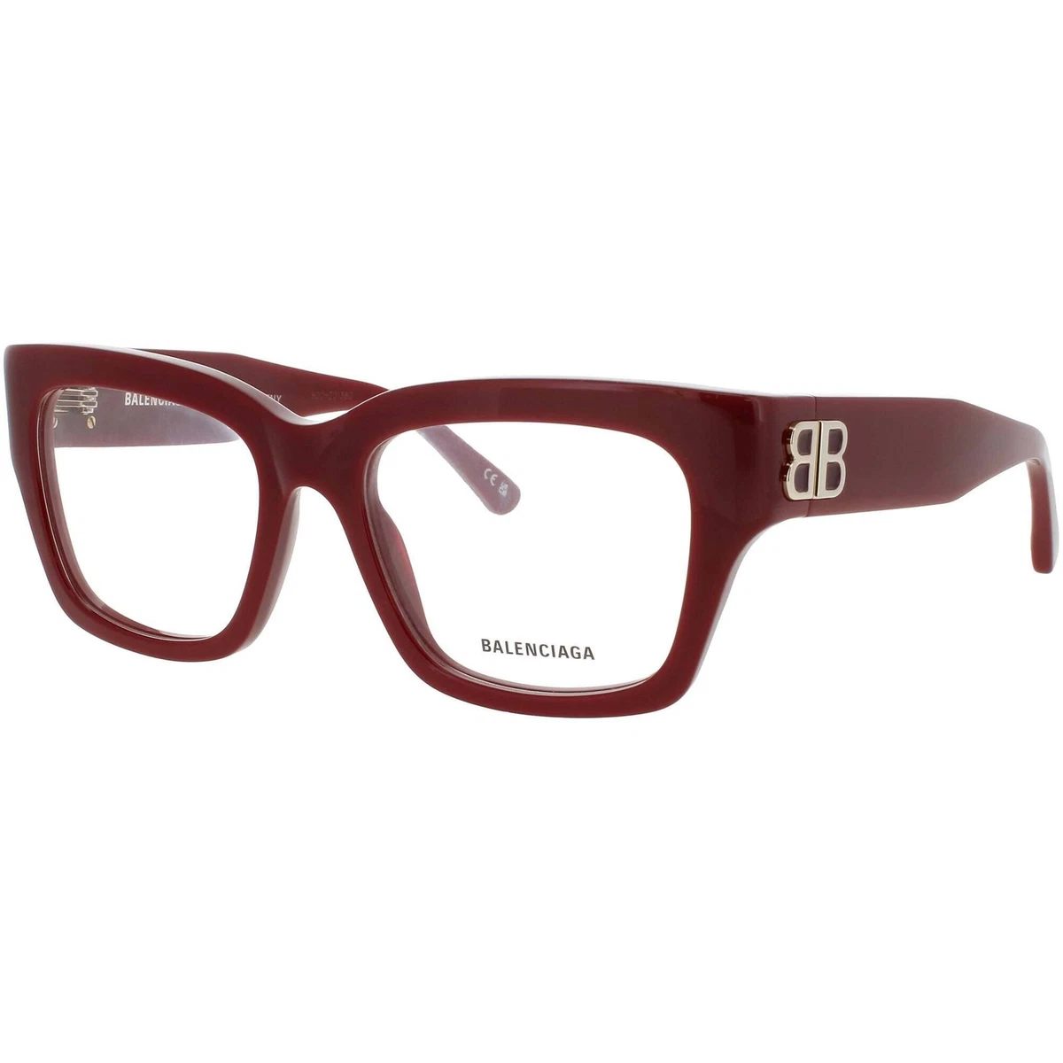 Balenciaga BB0341O Eyeglasses Red Acetate Balenciaga BB0341O Cat Eye Eyeglasses - Bold & Stylish  main image 4