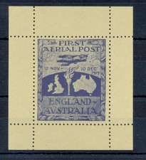 AUSTRALIA 1919 AIRMAIL BL 1 ** VF - REPRINT- VF
