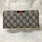 [Bon état] Portefeuille long GUCCI GG Supreme Sherry Line