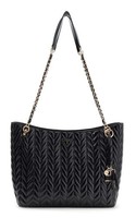 Guess Cheryl Two Compartment Tote Schultertasche Tasche Black Schwarz Neu
