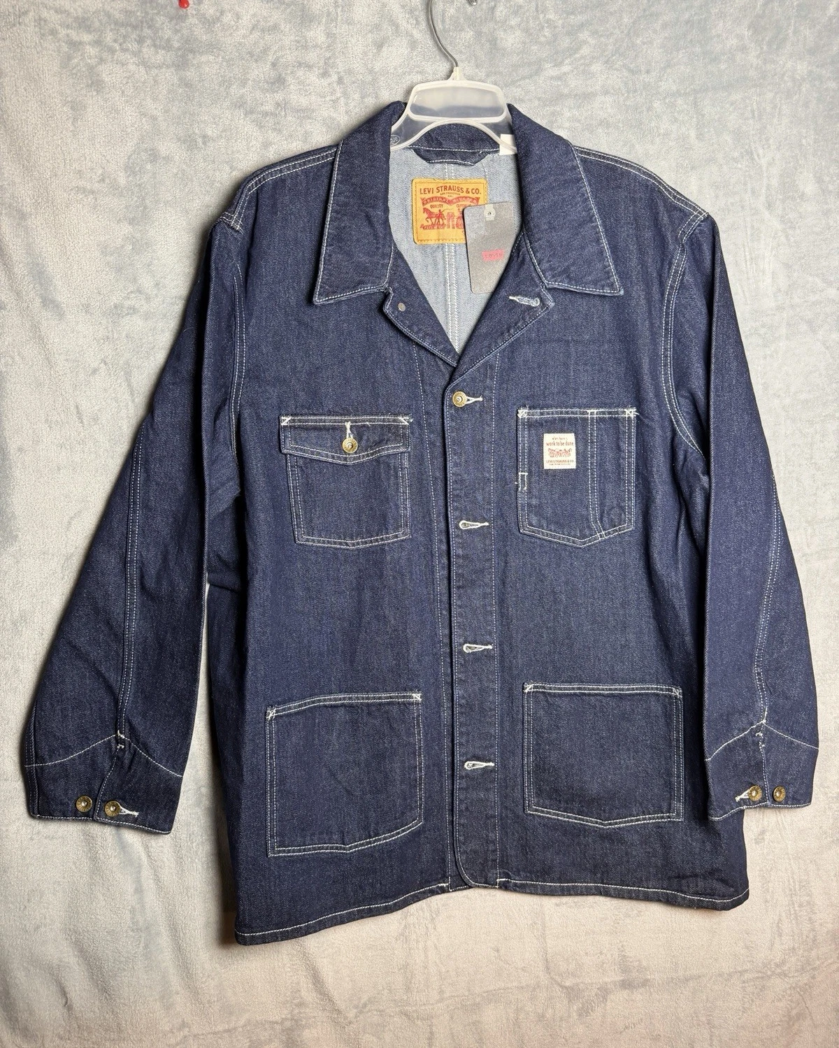 Levi's Berkeley Chore Coat Jacket Men’s Large 4 Pockets Regular Fit NWT