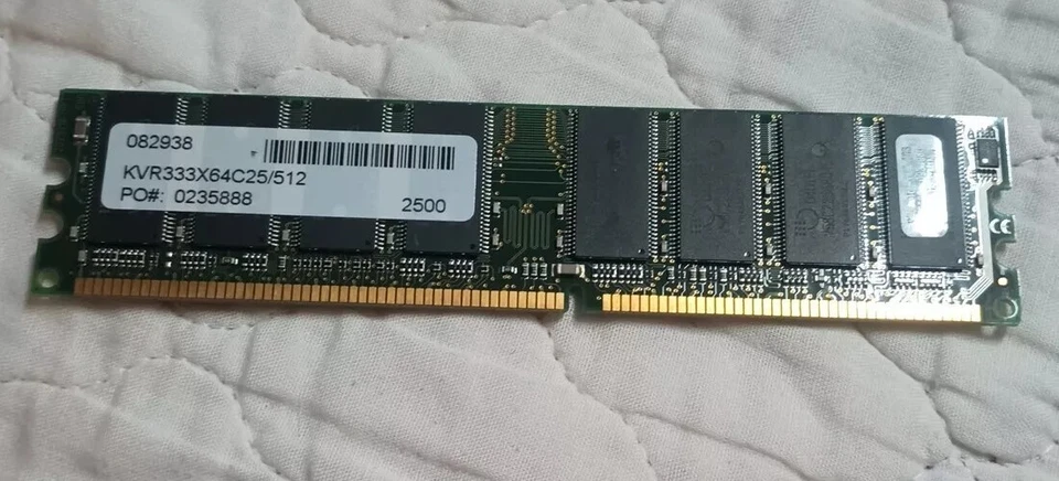 KINGSTON KVR333X64C25/512 512MB DDR 333MHz non-ECC (#1) - Image 3 of 4