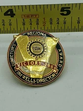 Vintage UAW United Auto Workers Region 5 Director's Award Union Pin