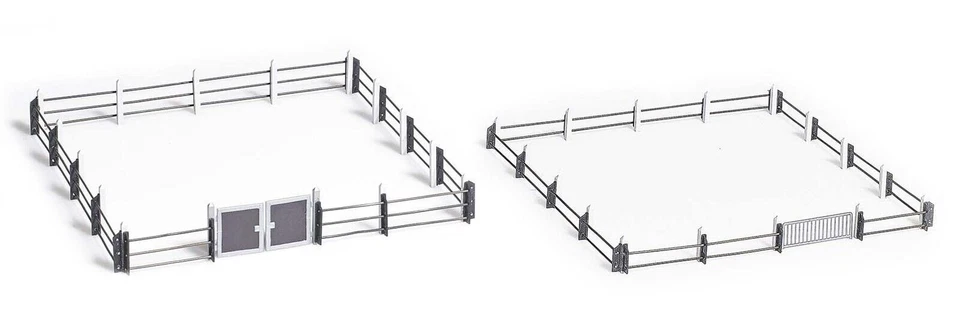 Moderner Stahlrohrzaun 480mm HO/OO Spur Busch 1022 - Bild 2 von 4