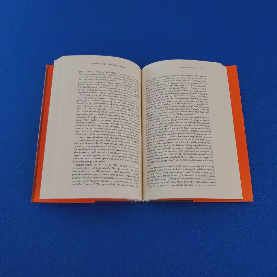 JAPANESE AND OTHER ALTAIC LANGUAGES HARDCOVER ASIAN CULTURE & LINGUAL REFERENCE - Image 4 of 4