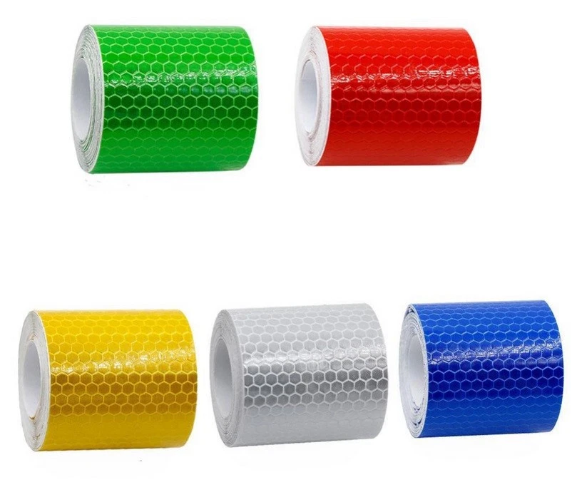 3 m Reflektierendes Klebeband Farben Signalfarbe Reflektor reflektierend