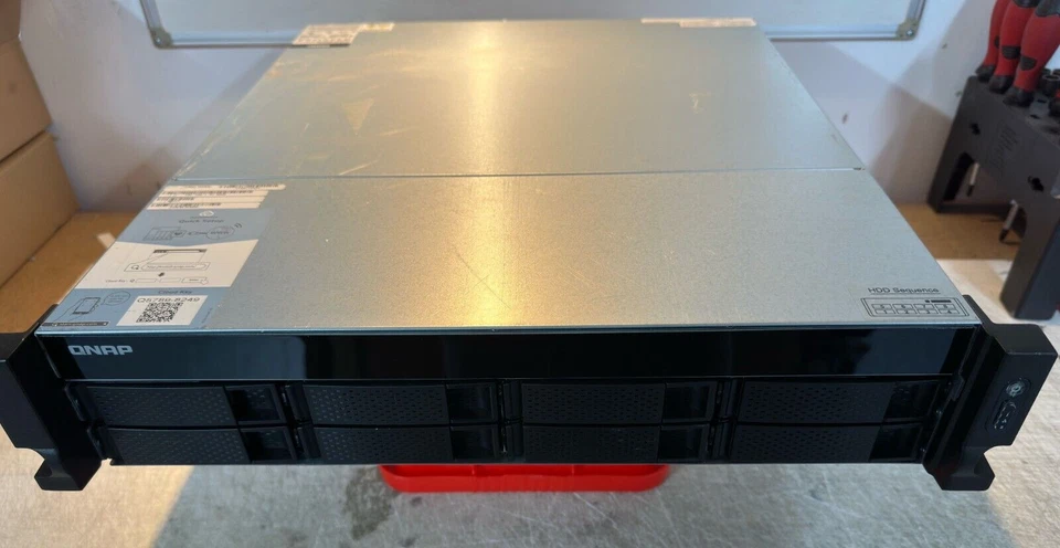 QNAP TS-863XU-RP 8 Bay NAS Rack Unit Server - Image 2 of 4