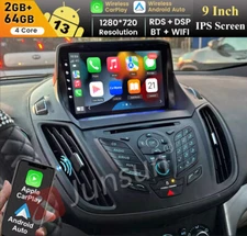 For Ford Escape 2013-2019 Android 13 Wireless Carplay Car Radio Stereo GPS Navi 