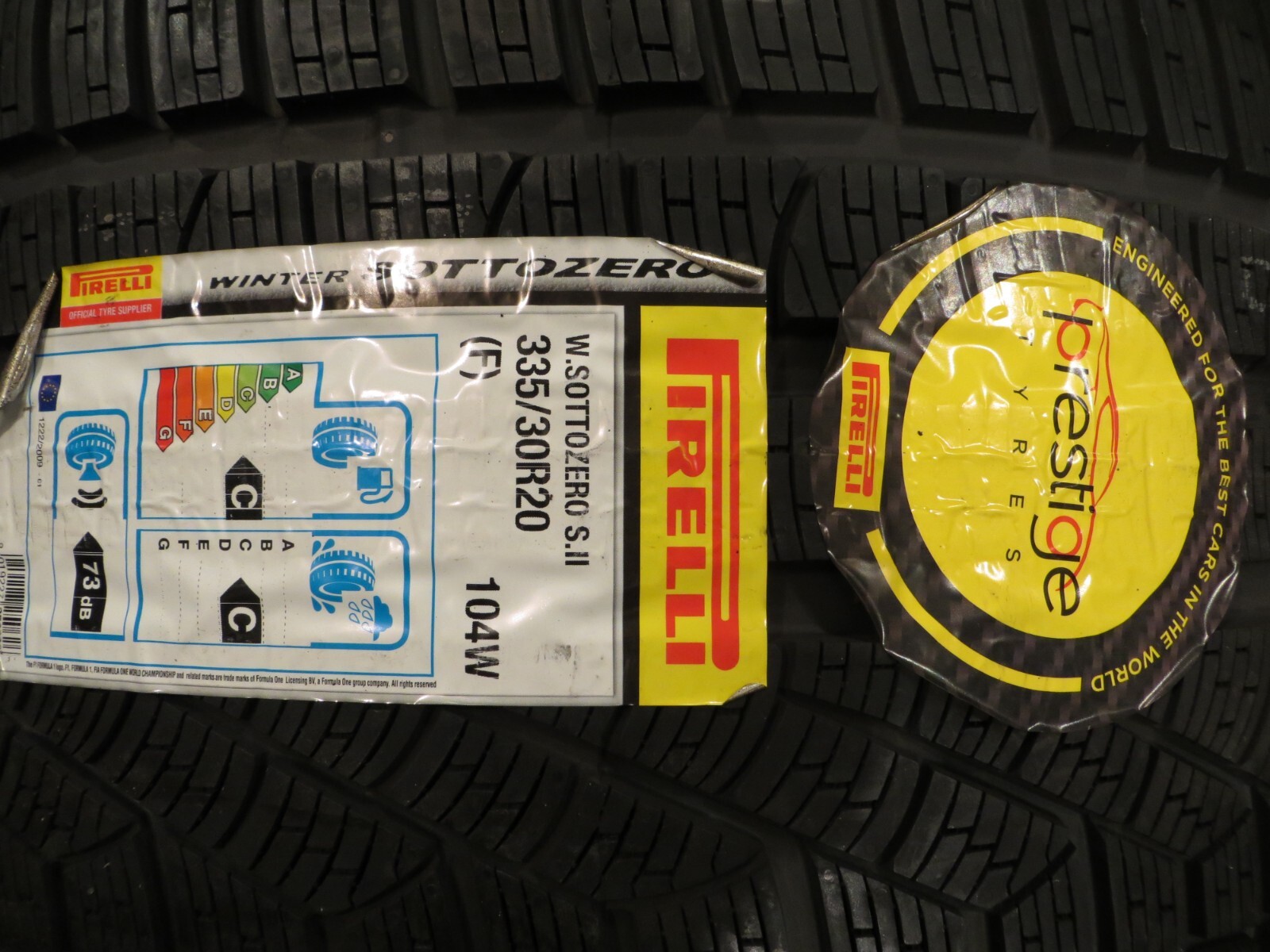 NEW 1 ONE PIRELLI SOTTOZERO WINTER 270 SERIE II 335/30R20 FERRARI 335 30 20 3460