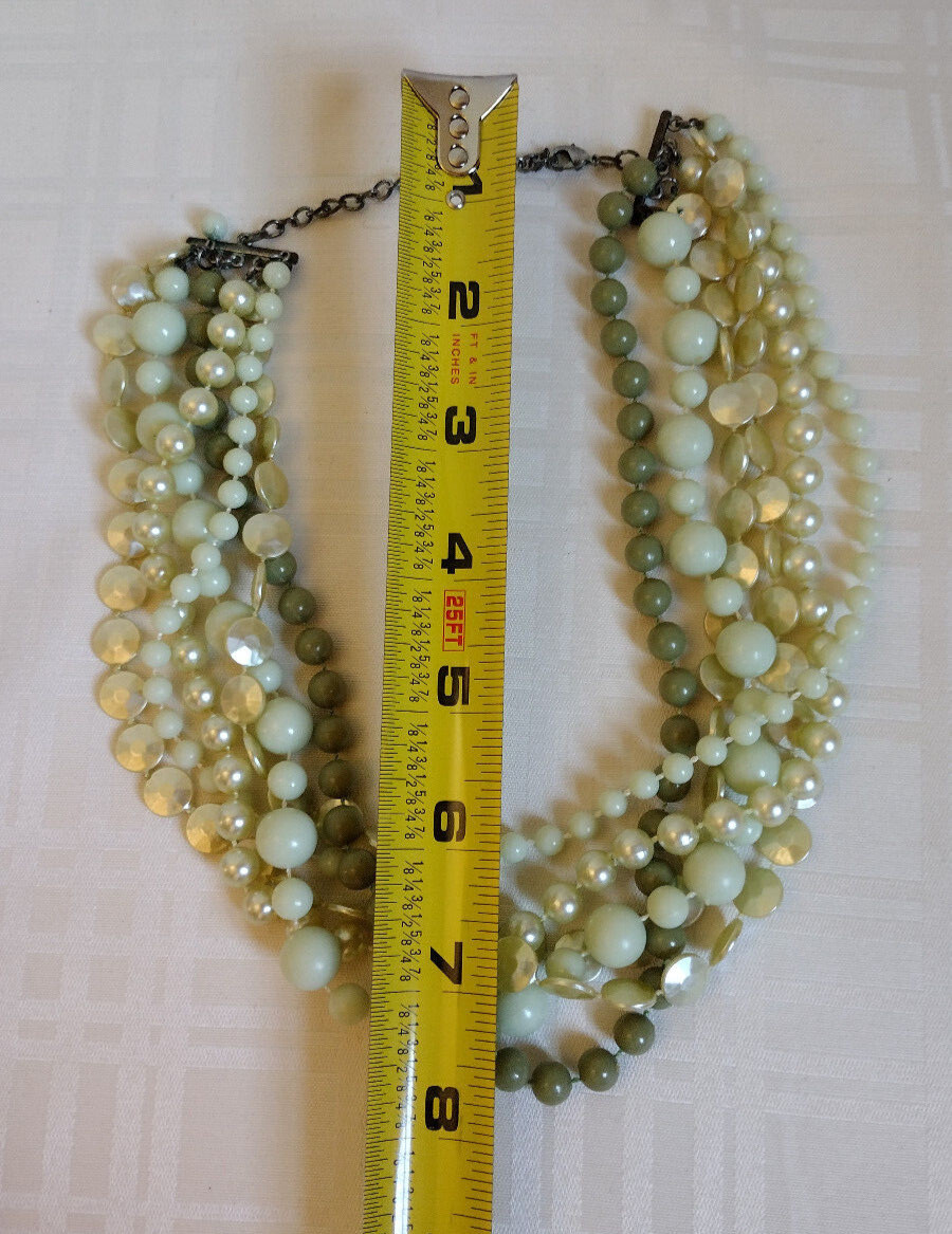 Multi Strand/Thread Dark/Light Green Sphere/Flat … - image 5