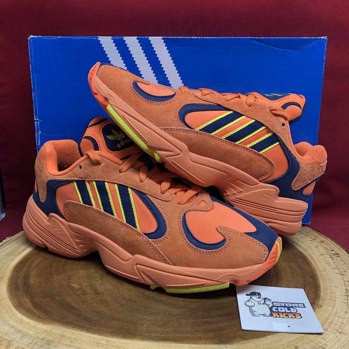 Adidas Yung-1 Hi-Res Orange Shock Vegeta Gohan B37613 Size 8.5 | eBay