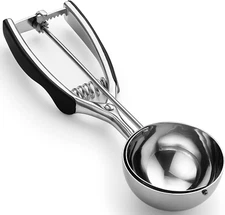 Spring Chef Extra Large Cookie Scoop, 18/8 Stainless Steel Melon Baller Scoop