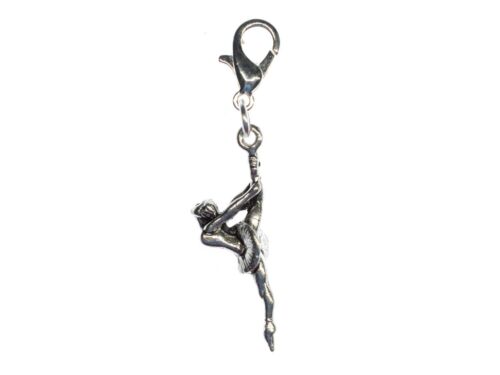 Ballerina Ballett Charm Anhänger Bettelarmband Miniblings Balletttänzerin silber - Bild 2 von 5