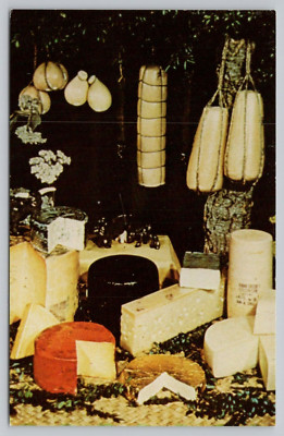 Postcard Cheese display Plymouth Cheese Counter Wisconsin | eBay