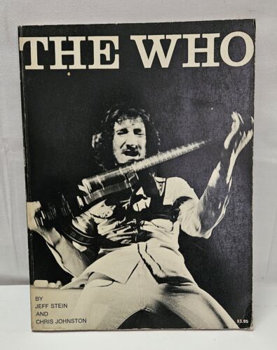 Vintage 1973 THE WHO Jeff Stein & Chris Johnson 1st Edition Book  - Afbeelding 1 van 4