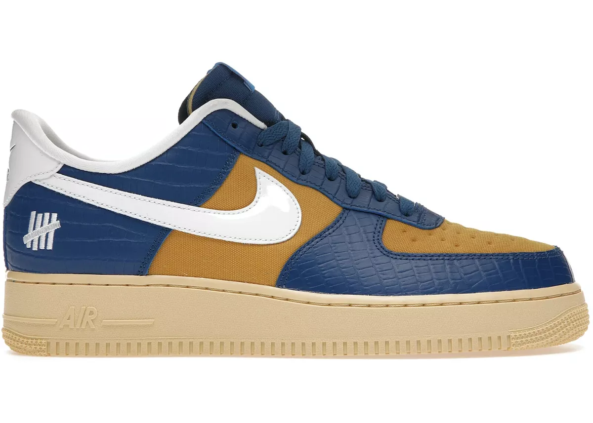 Air force online 1 bleu jaune