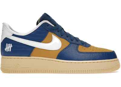 Nike Air Force 1 Low SP Undefeated 5 On It Blue Yellow Croc DM8462-400 -Size 8.5