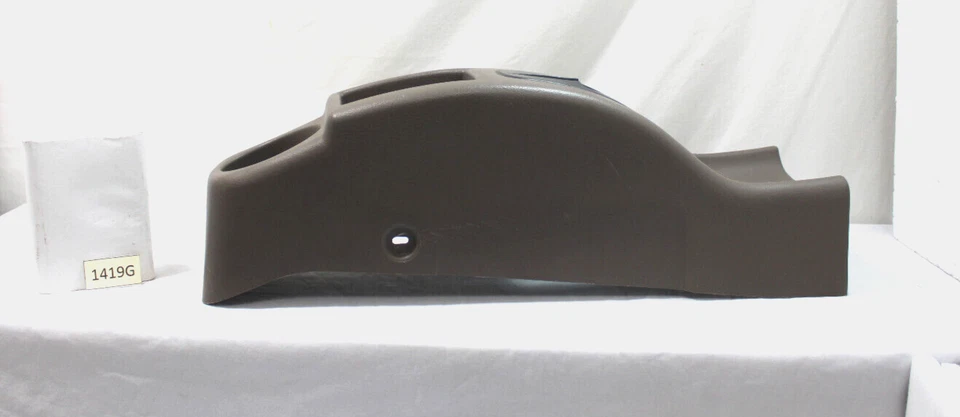 1998-2003 FORD ESCORT ZX2 CUPÊ CONSOLE CENTRAL SEÇÃO TRASEIRA MARROM E BOTAS DE BORRACHA - Imagem 2 de 4