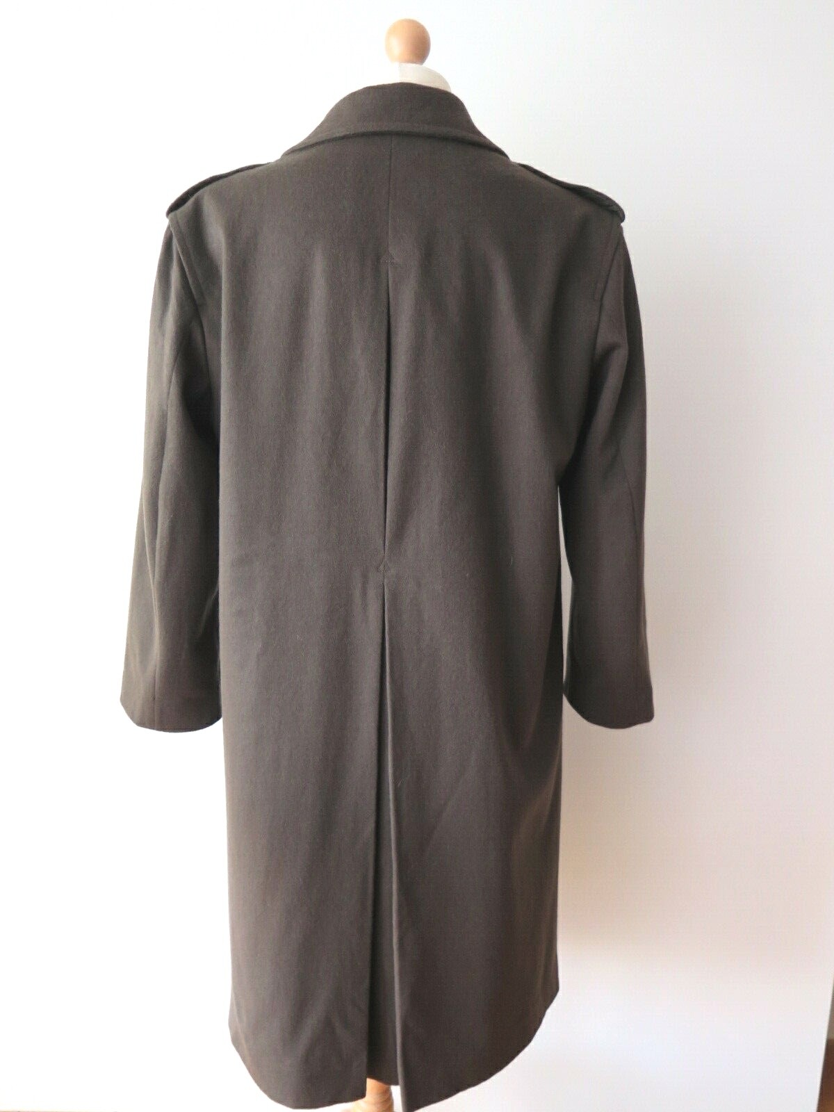 ALTRA Cappotto invernale lungo MAGECO Villefranche 1991 Francia lana militare loden taglia M NUOVO