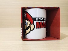 Super Mario Its A Me Mario White Boxed Tea Coffee Mug Xmas Gift Stocking Filler