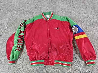 Jekel Jacket Men Sz XL/Eddy Sports Wear/Streetwear Satine Bomber Jacket/Vtg 90's