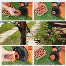 Replacement Grass Trimmer Line Spool Set For Worx Weed Eater `~ Q0N3 аπ Y4J E7J1